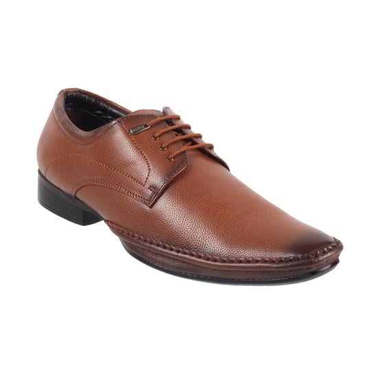 Men Tan Formal Lace Up