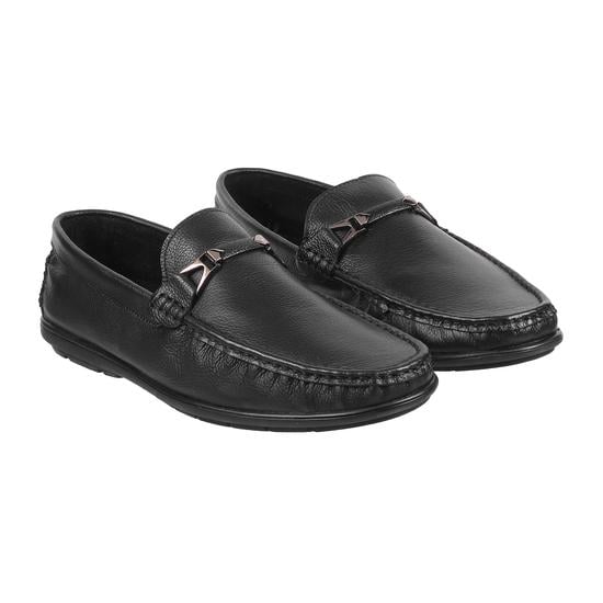 Men Black Casual Loafers