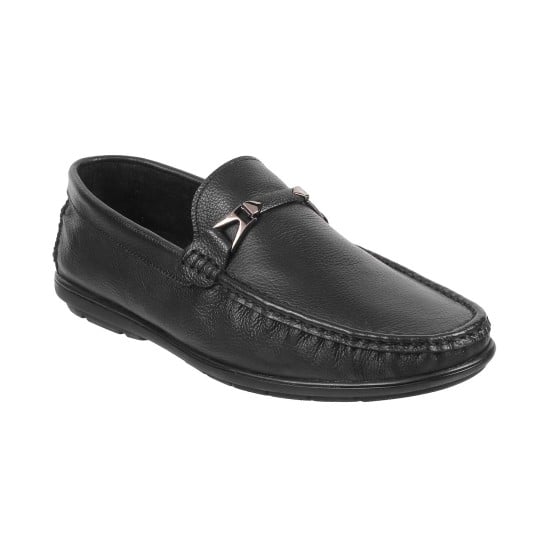 Men Black Casual Loafers