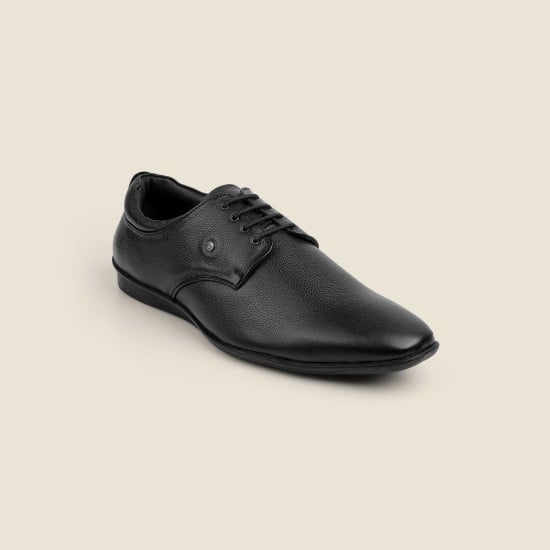 Men Black Formal Lace Up