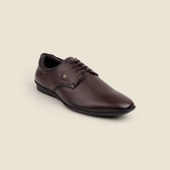 Men Brown Formal Lace Up