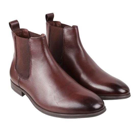 Men Brown Formal Boots