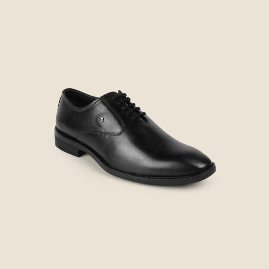 Men Black Formal Lace Up