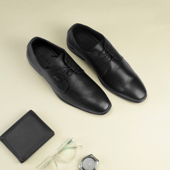 Men Black Formal Lace Up