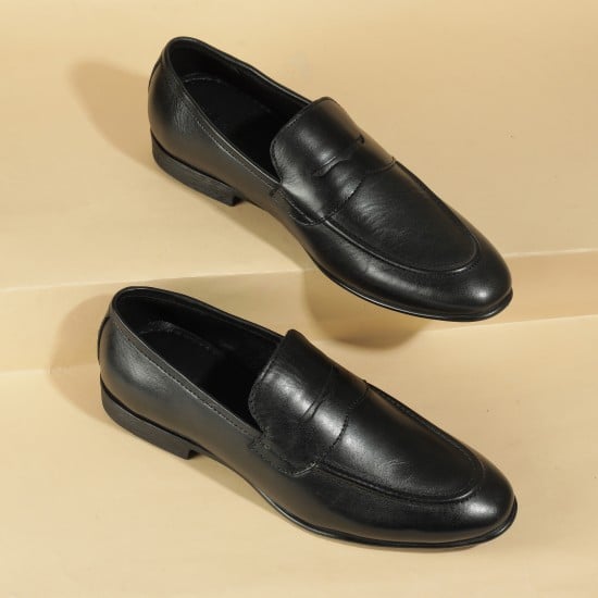 Men Black Formal Moccasin