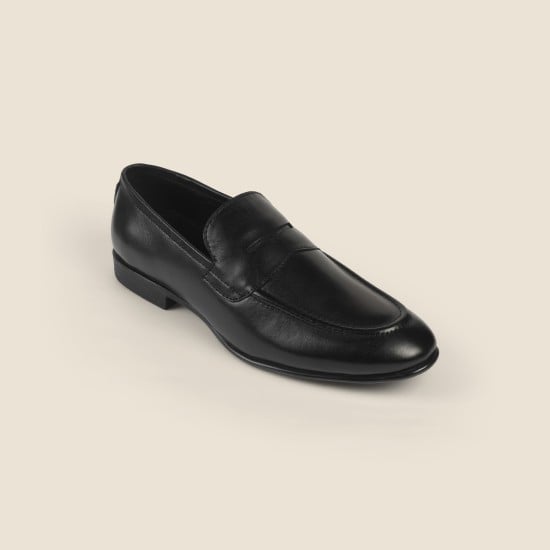 Men Black Formal Moccasin