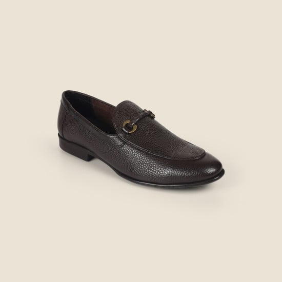 Men Brown Formal Moccasin