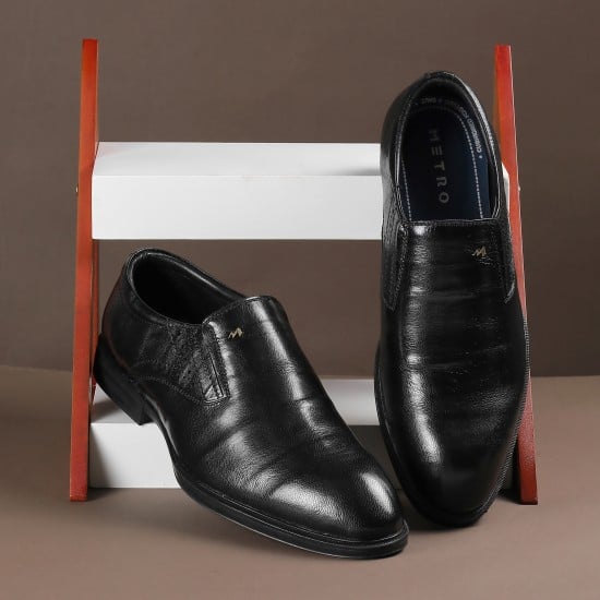 Men Black Formal Moccasin