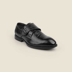 Men Black Formal Monk