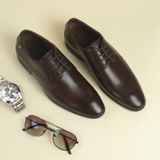 Men Brown Formal Lace Up