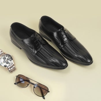 Metro Men Black Formal Lace Up(SKU: 19-714-11-40)