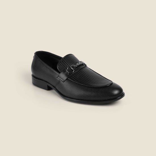 Men Black Formal Moccasin