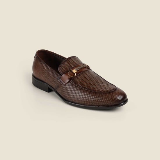 Men Tan Formal Moccasin