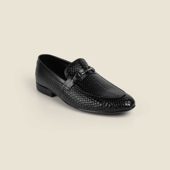 Men Black Formal Moccasin