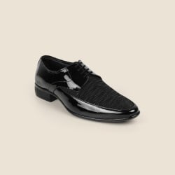 Men Black Party Lace Up