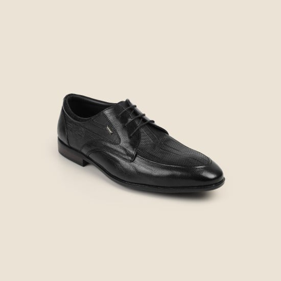Men Black Formal Lace Up