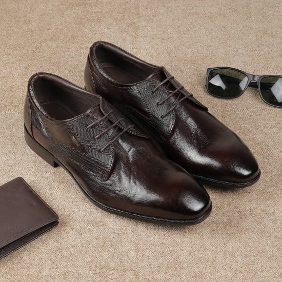 Men Brown Formal Lace Up