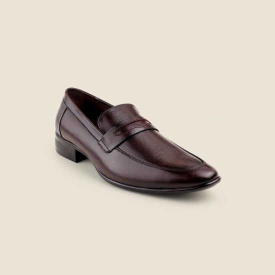 Men Wine Formal Moccasin