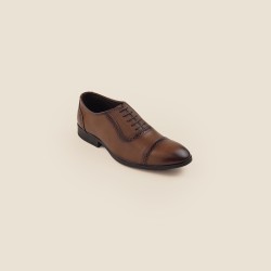 Men Tan Formal Oxford