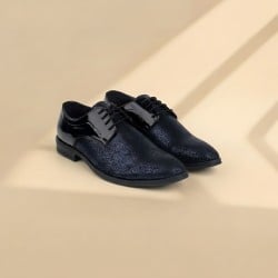Men Blue Party Lace Up