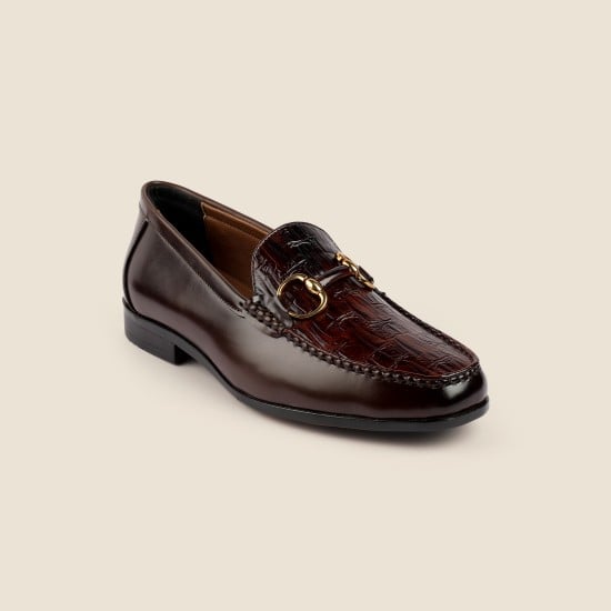 Men Brown Formal Moccasin
