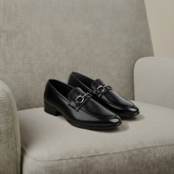 Men Black Formal Moccasin
