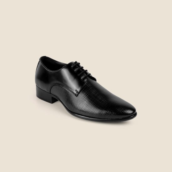 Men Black Formal Lace Up