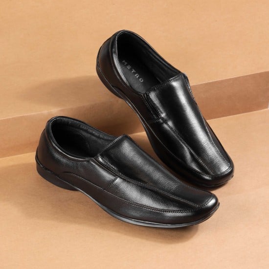 Men Black Formal Moccasin