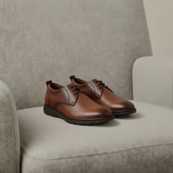 Men Tan Formal Lace Up