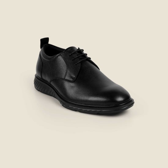 Men Black Formal Lace Up