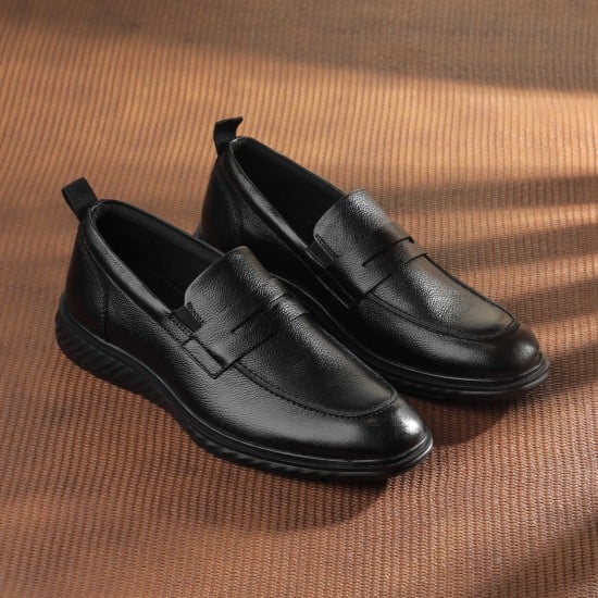 Men Black Formal Moccasin