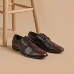 Men Brown Formal Oxford
