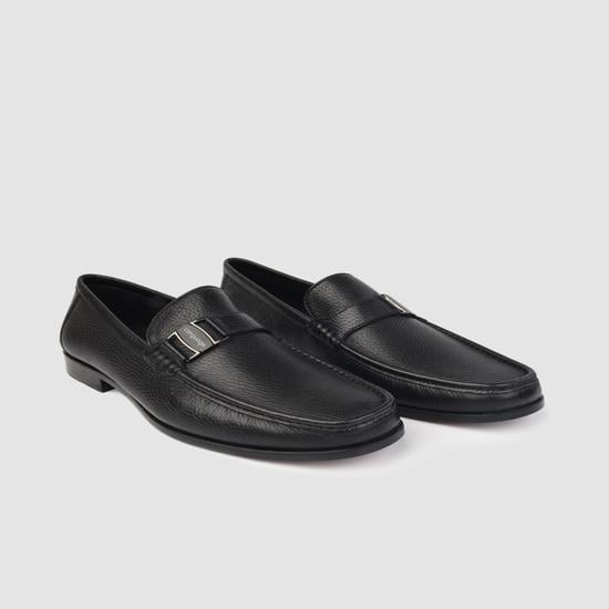 Men Black Formal Moccasin