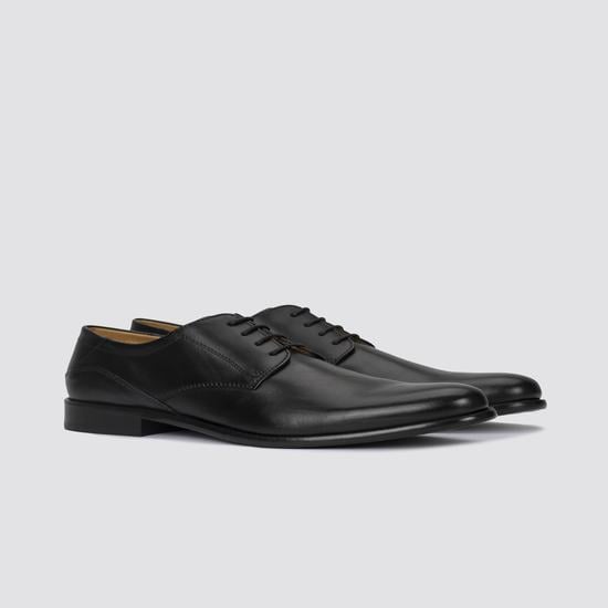 Men Black Formal Lace Up