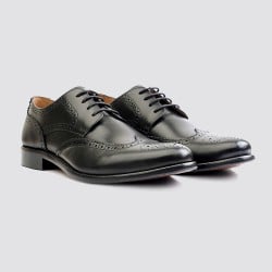 Men Black Formal Brogue