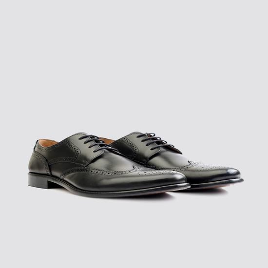 Men Black Formal Brogue