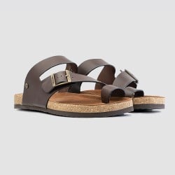 Men Brown Casual Slippers