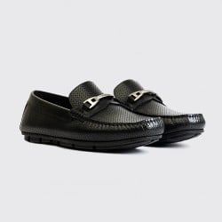 Men Black Casual Loafers
