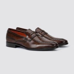 Men Brown Formal Moccasin