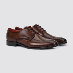 Men Brown Formal Lace Up