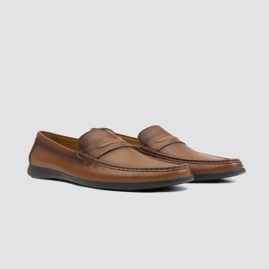 Men Tan Casual Loafers