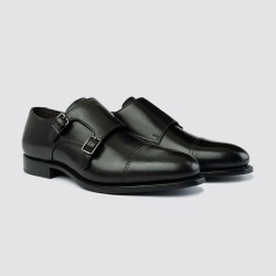 Men Black Formal Monk