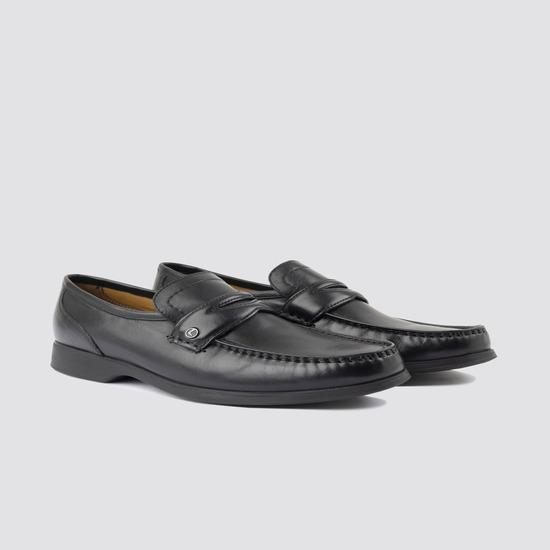 Men Black Casual Loafers