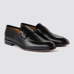 Men Black Formal Moccasin
