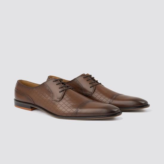 Men Tan Formal Oxford