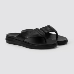 Men Black Casual Slippers