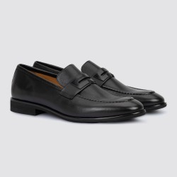Men Black Formal Moccasin