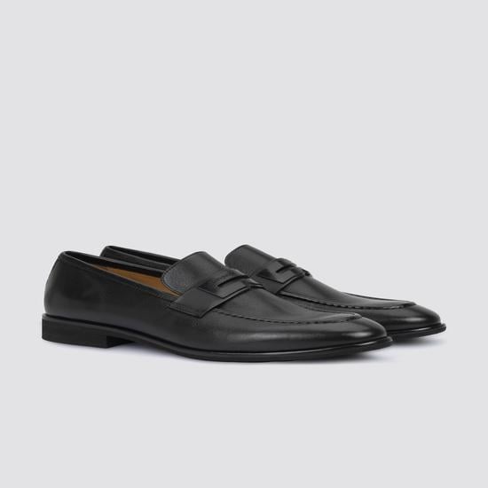 Men Black Formal Moccasin