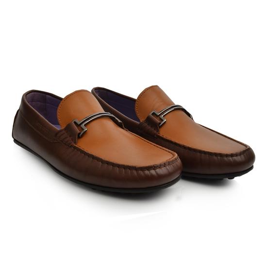 Language Brown Casual Loafers