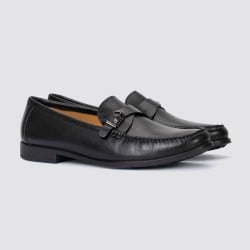 Men Black Casual Loafers